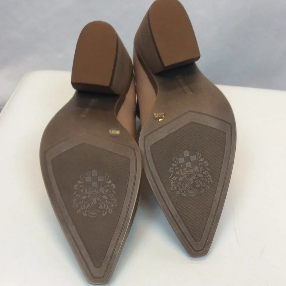 Vince Camuto Tan Leather Ankle Boots | 8M/38 1/2 - Picture 5 of 5